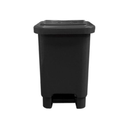 Lixeira quad reforç 25l pedal preta